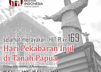 Perayaan 169 Tahun Pekabaran Injil di Tanah Papua