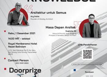 DEKKSON KNOWLEDGE: Masa Depan Arsitek & Arsitektur Untuk Semua - Sorong